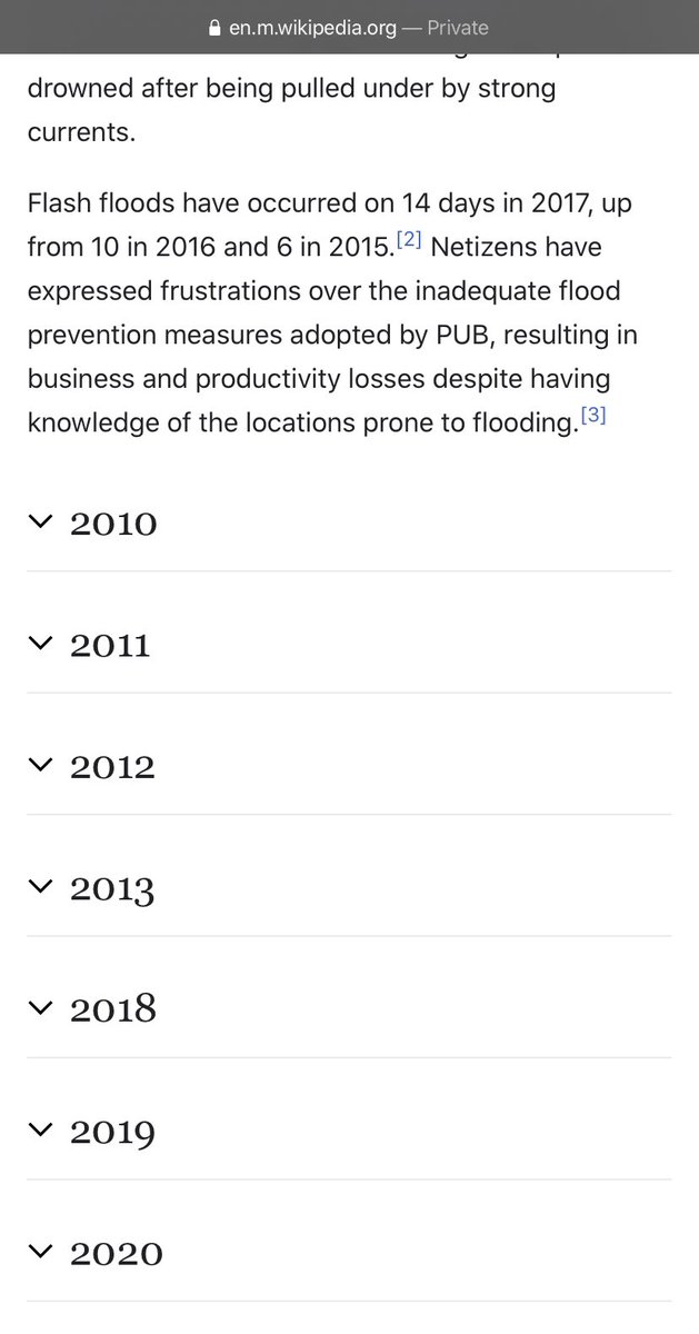 4/ a bit of a history lessons, according to Wiki we’ve had about 40 - and counting - days of flash floods since 2010. (missing 2014 numbers though, why?)