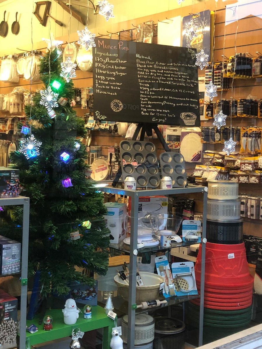 We’re ready for Christmas at D&amp;G. From roasting trays, Christmas lights and decorations, pudding bowls, tree stands and all you need for festive baking - we’re OPEN and can help you get ready for Christmas too 🎄 🎅🏼