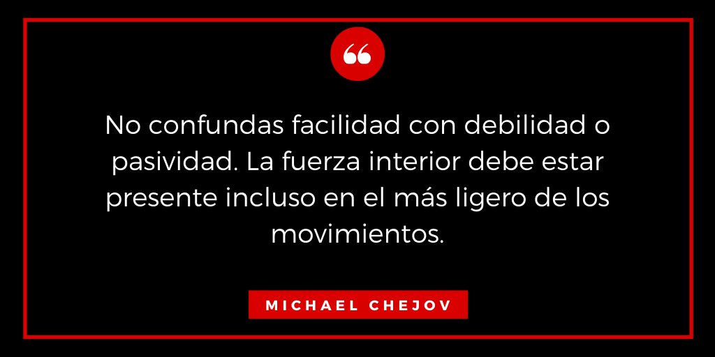 La fuerza interior debe estar siempre en todo lo que hagamos. 💪💥 ¡Feliz día a todos y todas!
.
.
.
#MichaelChejov #chejov #tecnicasinterpretativas #actingschoolonline #escuelaartedramatico #escuelainterpretacion