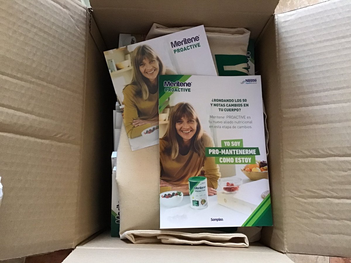 vbb_es's tweet photo. #EmbajadoraProactive #Proactivate la Salud hay que cuidarla y desayunar con #Meritene me ayuda a conseguirlo, gracias @sampleo https://t.co/yq53ptvrTA