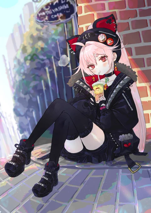 できた～«٩(*' ꒳ `*)۶»✨
パンキッシュにゃんこ桜もちちゃん(  'ω`  ) 