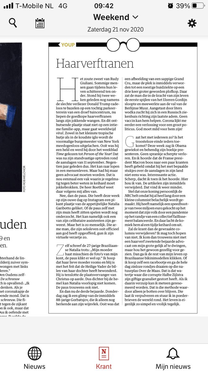youpvanthek's tweet photo. .@nrc Haarverftranenzaterdag https://t.co/6KNiCSCe0L