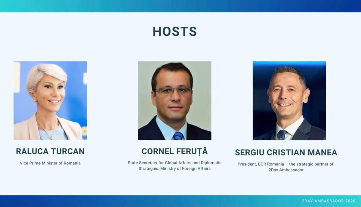 Travel_2Romania's tweet photo. Ambassador @DavidSaranga 270 students from🇷🇴🇮🇱coming from 25 high schools in Bucharest,Tel Aviv,Haifa& Herzliya orgnized by the Lauder-Reut high school in Bucharest
#2DAYAMBASSADOR online Conference on ‘Communications in Times of COVID-19
#publicdiplomacy
https://t.co/rXI8kPEYwj https://t.co/Jaclmp6LnP