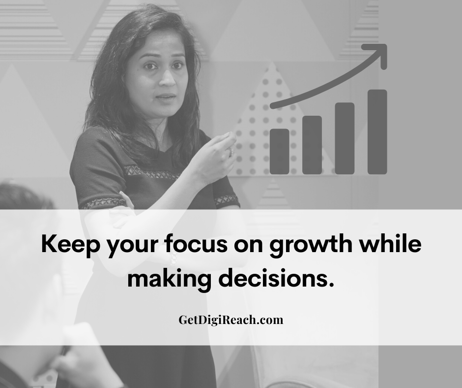 ReasonRena's tweet photo. The mindset matters the most. If you take decisions just for the sake of taking it without any goal in mind, you end up regretting your decisions. Make sure you always look at whether a decision will help you and your business grow.

#GetDigiReach #WomenEntrepreneurship https://t.co/Soh6j7ZNB8