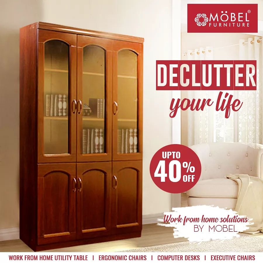 MoBELHomeStore's tweet photo. Declutter your room and destress. Make finding things easy. Hurry! Offer valid till stocks last. Shop online or visit your nearest showroom today.
Call@ 8100233233 https://t.co/F9VhZ2Ib6J
#WorkFromHomeSolutions #MoBELFurniture #FurnitureSale #SofaSet #OfficeFurniture #WFH https://t.co/oTGEW5x97h