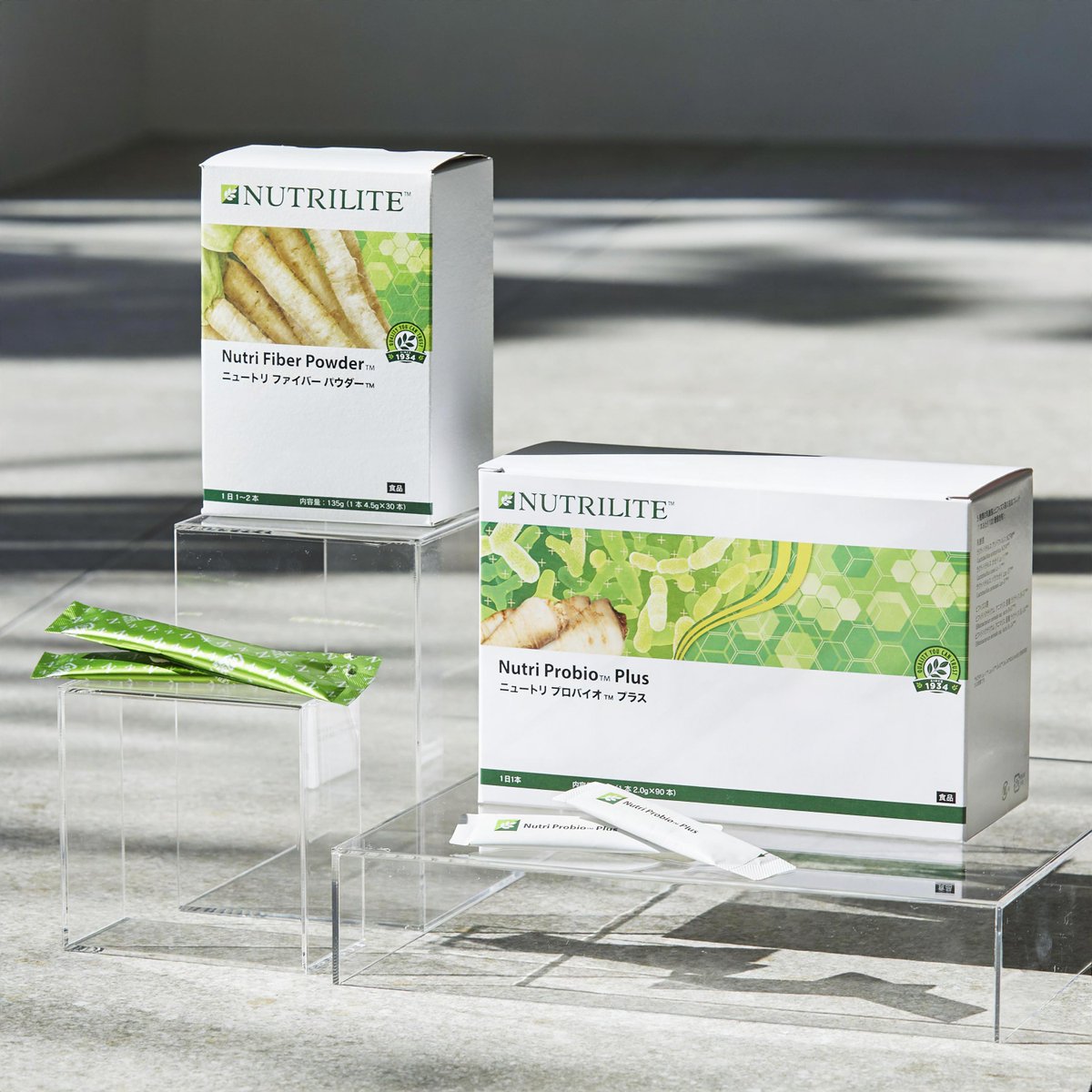 Amway ニュートリファイバーパウダー ニュートリビフィズス 二種類 セット アムウェイ ニュートリライト ニュートリ ファイバーパウダー Amway - ニュートリ ファイバー