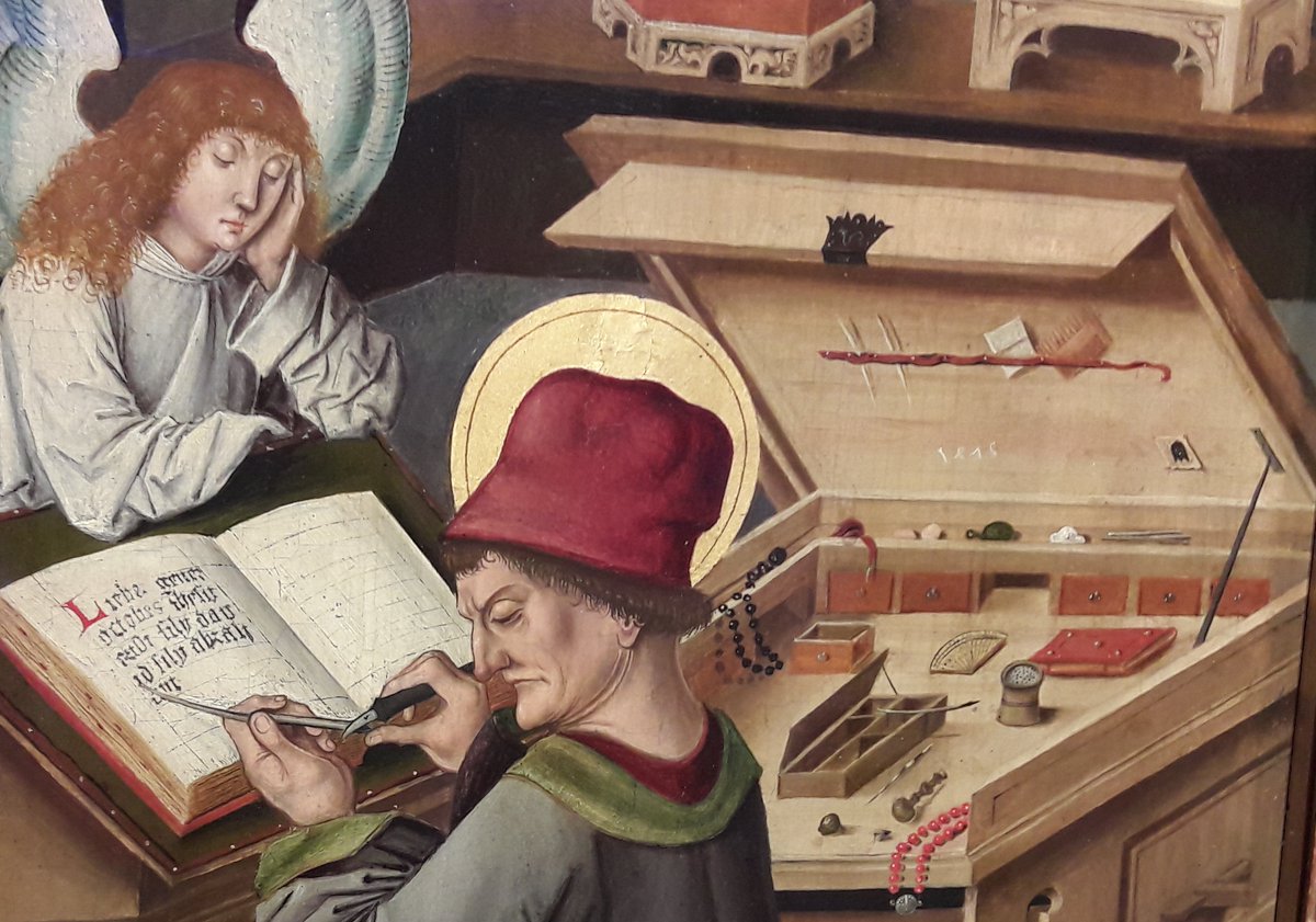 In such a situation, perhaps they used whatever materials they had to hand in time of need, rubbing out and reusing the high quality vellum for a more suitable texts - like a book of hours - just a few years later... /end of thread