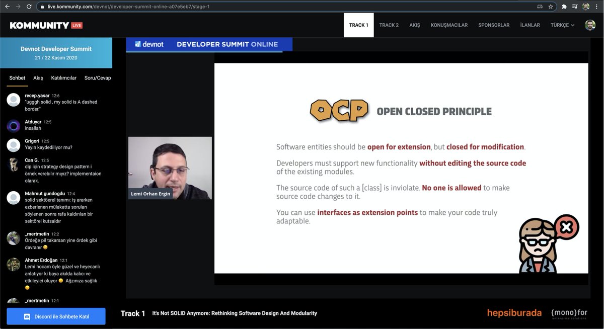 ZaferAyan's tweet image. Ya ne güzel bir etkinlik olıuyor böyle 🥰 @KommunityTR Live çok güzel olmuş ellerinize sağlık 🤗 @EmirKarsiyakali  @devnot_ #devnotsummit
