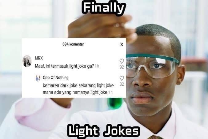 radyatmaa's tweet photo. #lightjoke adalah sebuah kritik dari penggunaan darkjoke yang salah https://t.co/39SDIjFpXZ