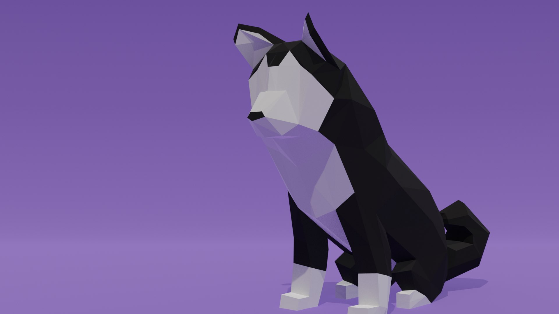 Hiroma 犬 口のあたりがいい感じ Blender 3dcg Lowpoly 犬 T Co E0cq7drh7n Twitter