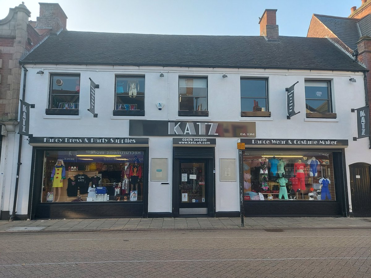 Don't forget open today (21st)for click and collect 10-12 #shoplocal #nuneaton <a href="/Katzfancydress/">Katz Fancydress</a> <a href="/katzdancewear/">Katz Dancewear</a> <a href="/NbbCtowns/">NBBCtowns</a>