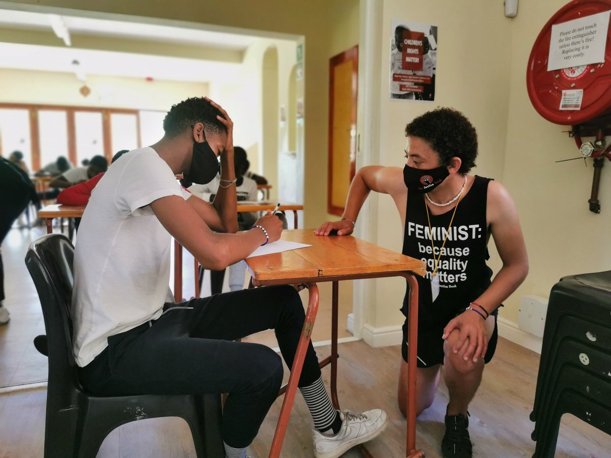 TheJusticeDesk's tweet image. Our #Ntsika boys are using this activity to #reflect &amp;amp; work on #expressing themselves!

#TheJusticeDesk #empower #writing #poetry #identity #powerful