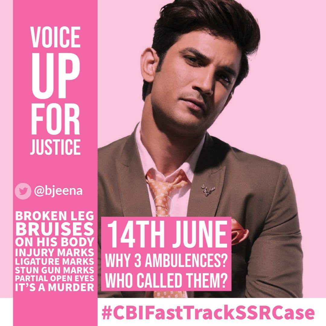 itsdebbie04's tweet photo. Y @itsSSR family went to cremation ground directly from the airport? 
Y everything was done in so hurry?
Y Sandeep Singh didn't let the family go to the hospital! 
After all he was the one who handled everything before the family arrived.
#CBIFastTrackSSRCase @PMOIndia @HMOIndia https://t.co/d3hAhlygKo