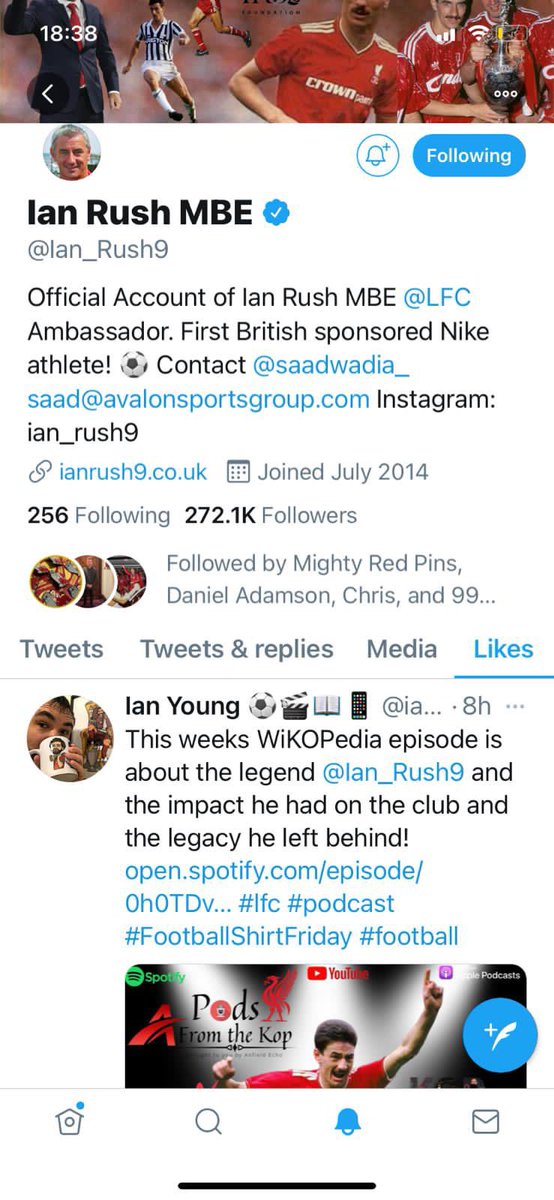 PFTK_Official's tweet photo. How about you start your weekend with a listen to this - if Ian Rush liked it himself , I am sure you will too #PodsFromTheKop #wiKOPedia #IanRush https://t.co/uHjGoUX7Nw