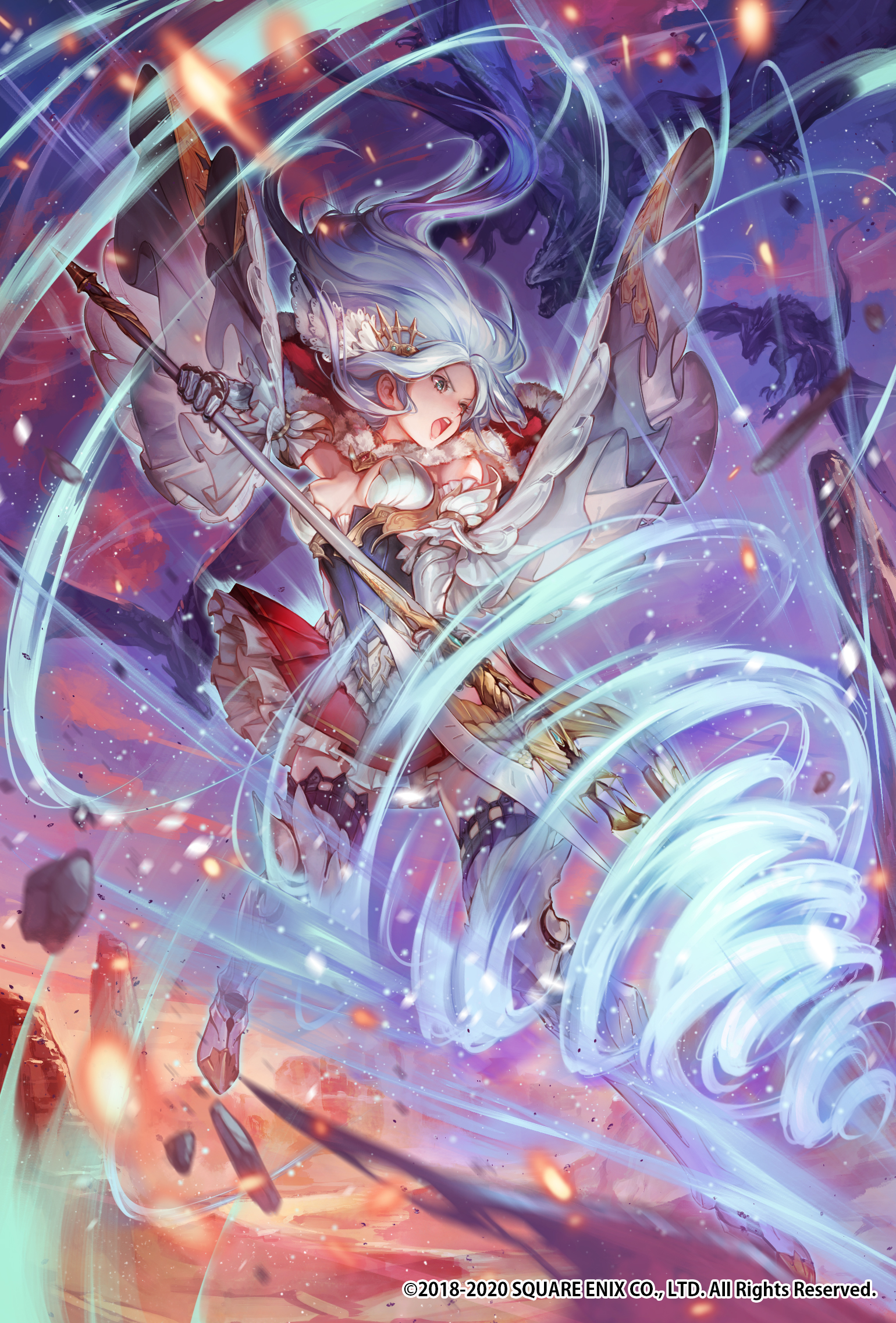 【レア、新品未使用品】ロマンシング・サガ リユニバース 特大デスクマット 好評配信中の「ロマンシング サガ リ・ユニバース」、「爽快