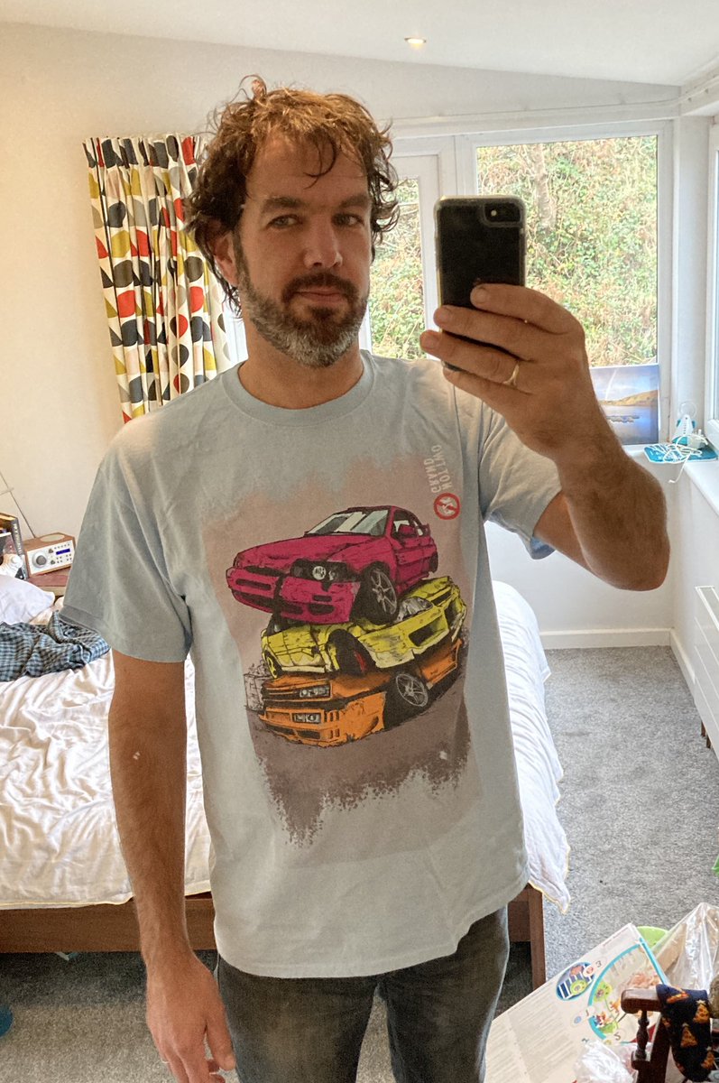 Decided that Today is the day to wear my new T-shirt @ThePollitt @N2Grand @alexgrantuk @Carpervert #maxpower #maxpowermag #90scars