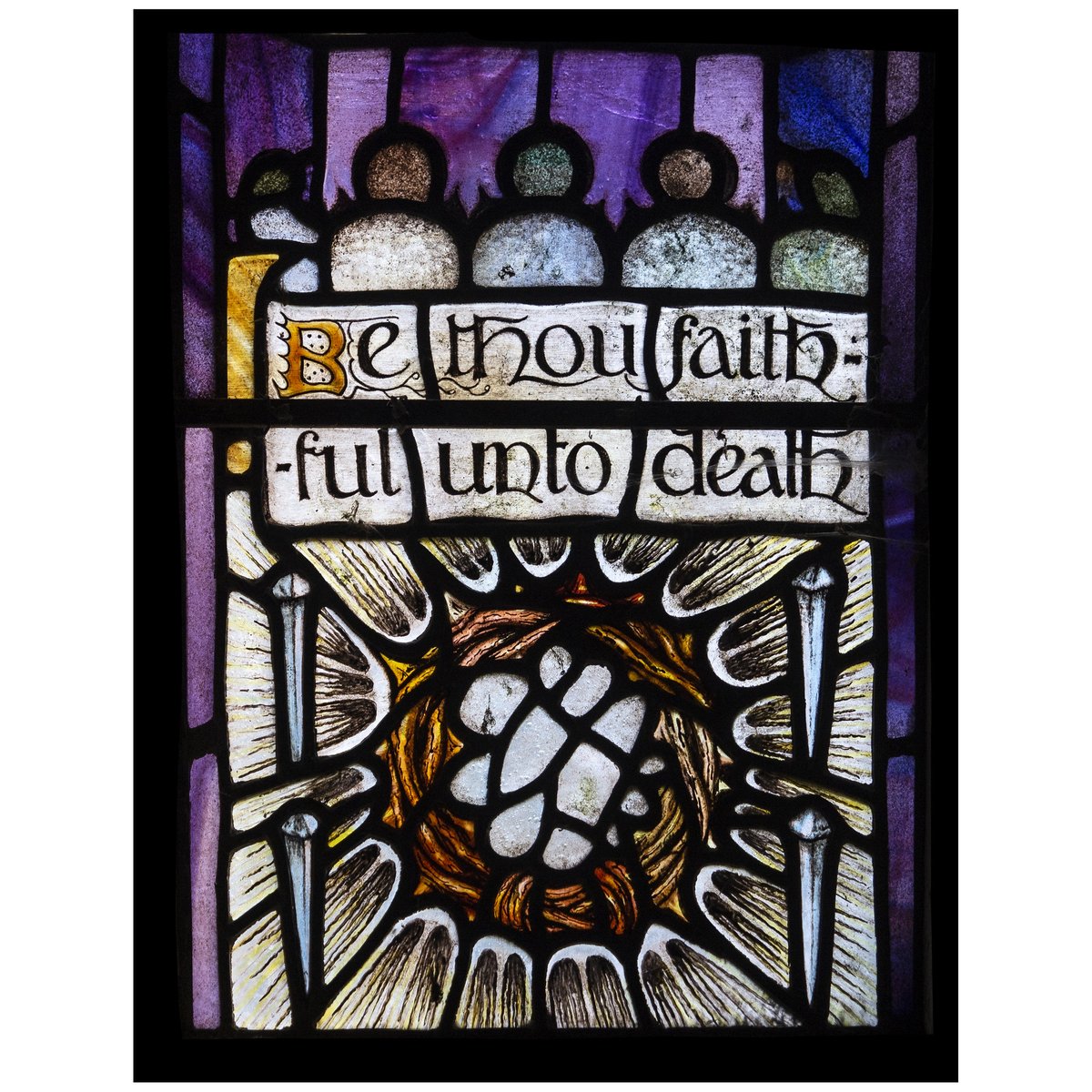 Later, in 1922, #ChristopherWhall & #VeronicaWhall, possibly as one of the first commissions of their newly formed partnership, #WhallandWhall, were responsible for the east window. As with all images today, thanks to @badger_beard.