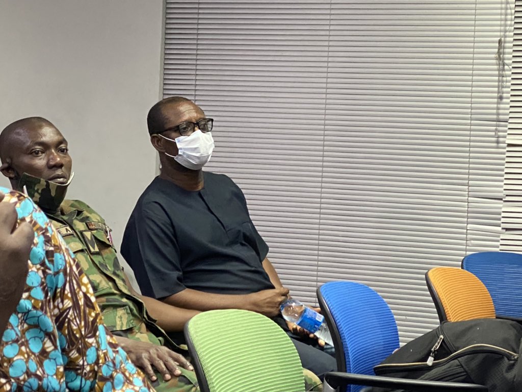 10:30 LCC have been called, as their testimony and video has import on the Army’s testimony. LCC MD is here. Late, but here all right. LCC and LASG legal are here. For  #Endsars  , we have Mr O and the retired boxer, Mr. Fusika.