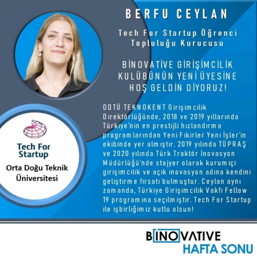BinovativeB's tweet photo. #girişimcilik #binovative #inovasyon #techforstartup #odtü #metu #berfuceylan https://t.co/nNmN25R0m8