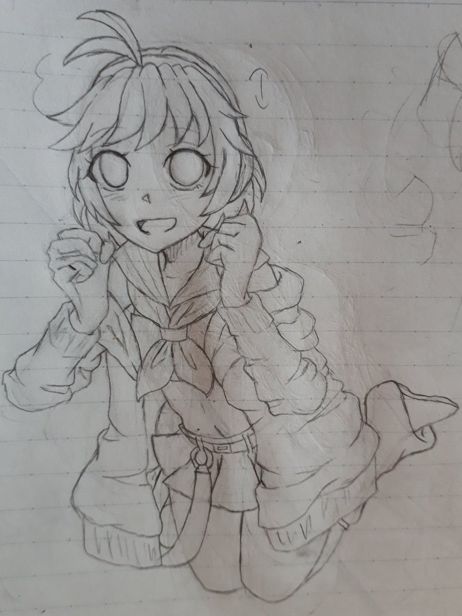 姫夏 メランコリックとかトゥインクルとか可愛い恋愛系のボカロ曲歌っててほしい 二枚目は線画