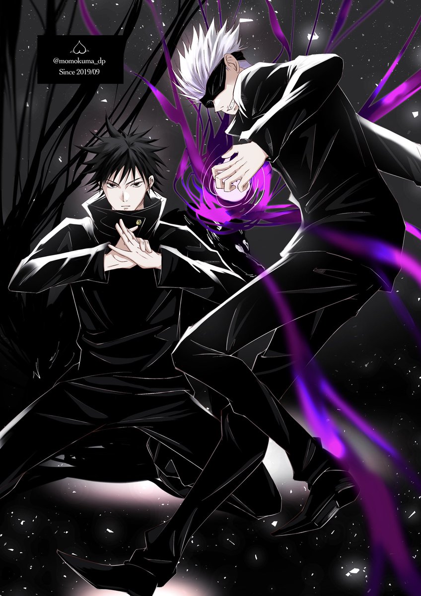 五条悟と伏黒恵。 #呪術廻戦ファンアート