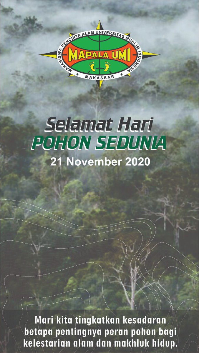 Selamat Hari Pohon Sedunia!
Pohon sumber kehidupan, mari menanam menjaga dan merawat :)