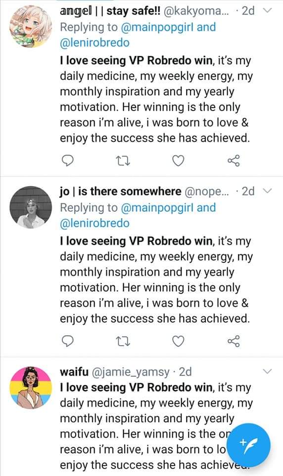 allannawal's tweet photo. I have a feeling they thought about the same words and punctuations while tweeting LOL https://t.co/HvtHg5QkhQ