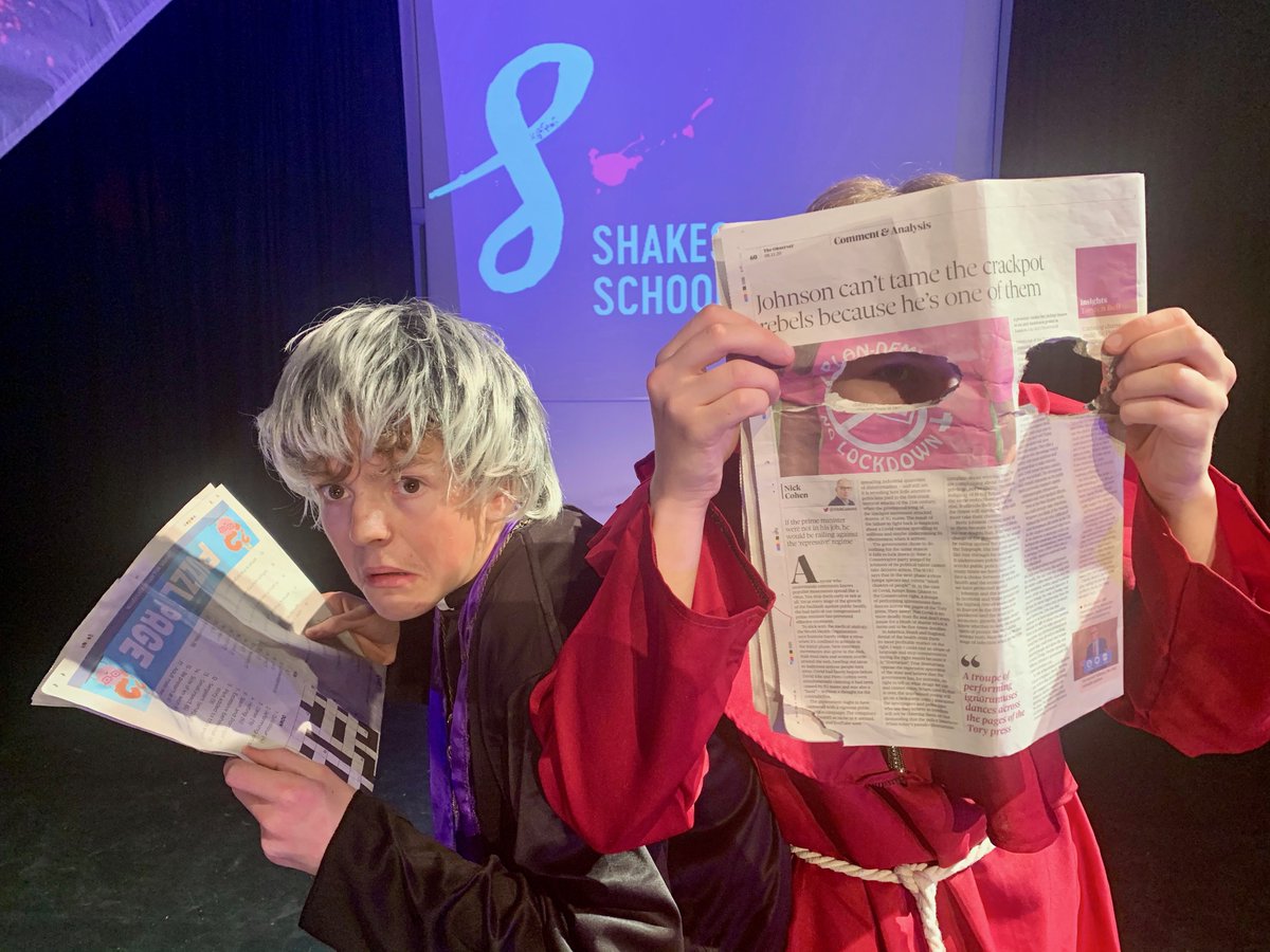 PriestlandsSch's tweet photo. #RT @priestlands: #Measure4Measure @SSF_UK 2020! Film is in the can, release date TBC! You won't have to wait for long! 👋😍#theatre #OneNightofShakespeare #Makingtheatre https://t.co/tlw16l63cN
