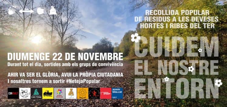 XeviVillarreal's tweet photo. Demà Diumenge durant tot el dia, #NetejaPopular de residus a les hortes, les deveses i les Ribes del #Ter 🌾🌱🌳
I a les 10h davant de Can Ninetes, passeu a buscar la vostra bossa i díptic informatiu.
😃 Cuidem el nostre entorn
#Girona #Salt https://t.co/1yqg4pTMdS