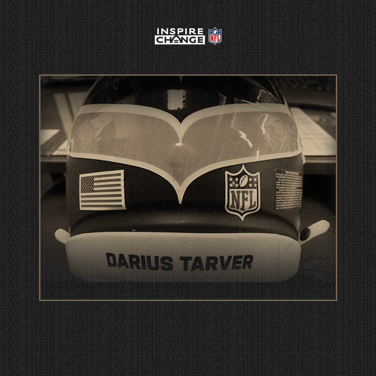 NFL's tweet image. Say His Name: Darius Tarver

#SayTheirStories: bit.ly/2GYTB7H
