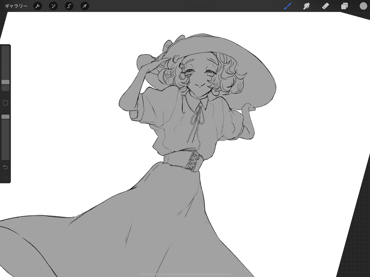 みてー Piくんいい感じだし この女の子 手遊びに描いてたやつ 可愛い Tonshoの漫画