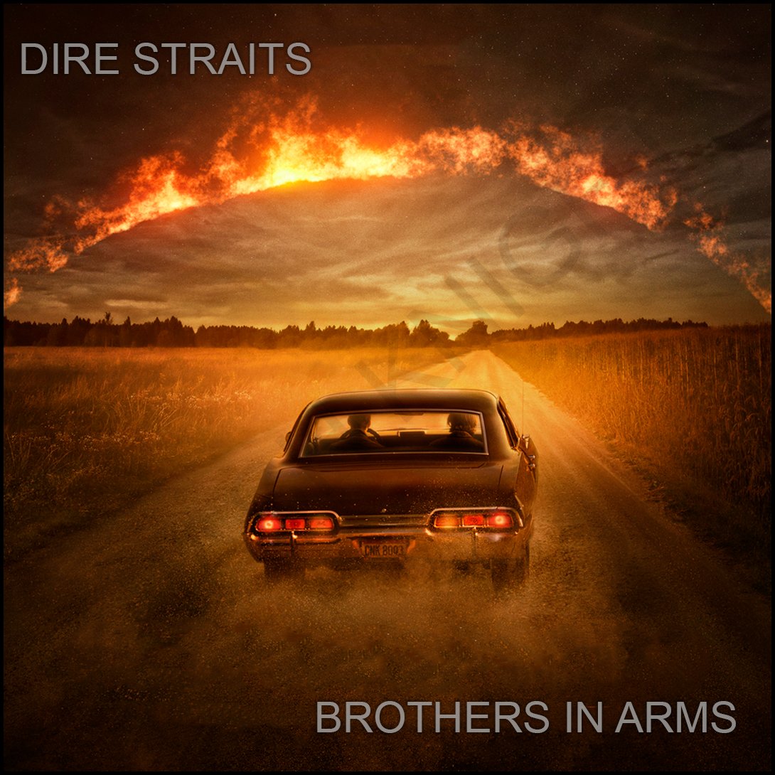 KhashKnight's tweet photo. #Supernatural #direstraits #brothersinarms https://t.co/QkgQZEb1Ra