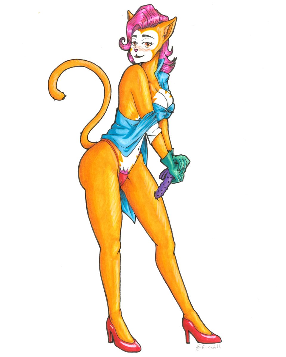 CecileFalcy's tweet photo. Le #docteurlachatte du dessin animé #peepoodoo car j'ai vraiment adoré. 
#fanart #drawing #original #traditional #art https://t.co/JbiNhVzn7L