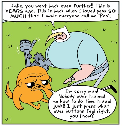 I'll try to go somewhat chronologically, and so will start with the Pilot. He calls himself Pen. This page in the comics references this, and makes it canon that Finn indeed called himself Pen at one point, showing that he experimented with naming himself.