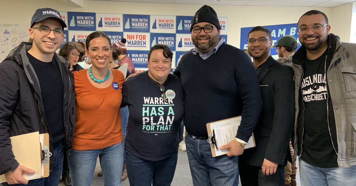 JossieValentin's tweet photo. Remember knocking on doors in chilly New Hampshire? Love and miss this phenomenal crew ๐ฝ Rep @RepAndyVargas, Senator @SoniaChangDiaz, Senator-elect @ElectAdamGomez, Rep-elect @Orlando_Ramos & Councilor @RicardoNArroyo. Canโt wait to see what all these powerhouses keep doing! https://t.co/apexdRnO1r