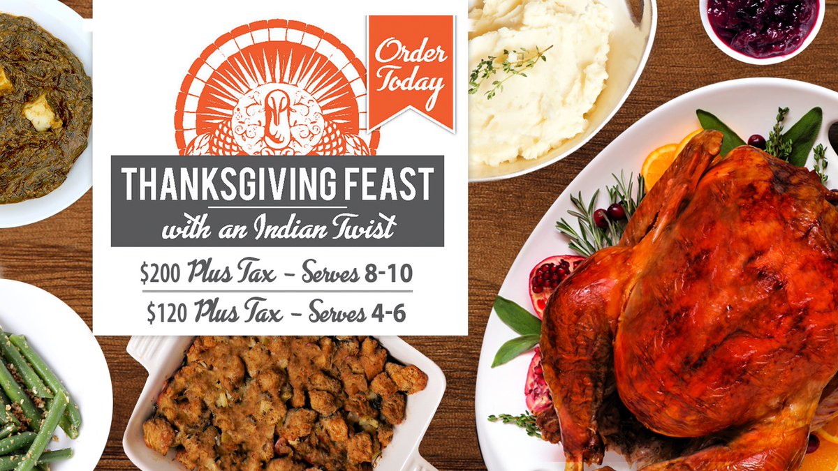 bhojanic's tweet photo. Now with 4-6 person option! Share the same foodie experience with loved ones #thanksgiving2020!
Order by Sunday 11/22 - for Wed 11/25 pickup! https://t.co/QZBA8F9ULo 

#Zoomgiving #zoomthanksiving #zoomwithfoodies  #tandoori #jackfruit or #socialdistance #sociallydistantholiday https://t.co/DBwuKAqzw1