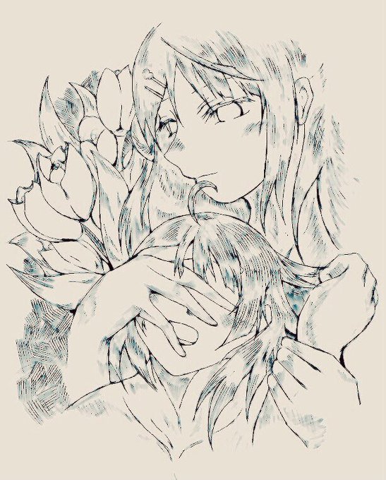 #相互フォロワーさんが私の画像欄の絵を適当に漁って御自身の絵柄で描いてくれないかしら
仕切り直しです…!うう…かっこ悪い…
よるこ(@yol_014)さん(確認済)の素敵な歩夢ちゃん、描かせて頂きました。
いつもお花が凄く繊細で尊敬します。
今回のチューリップも描き方を勉強させて頂きました☺️?? 