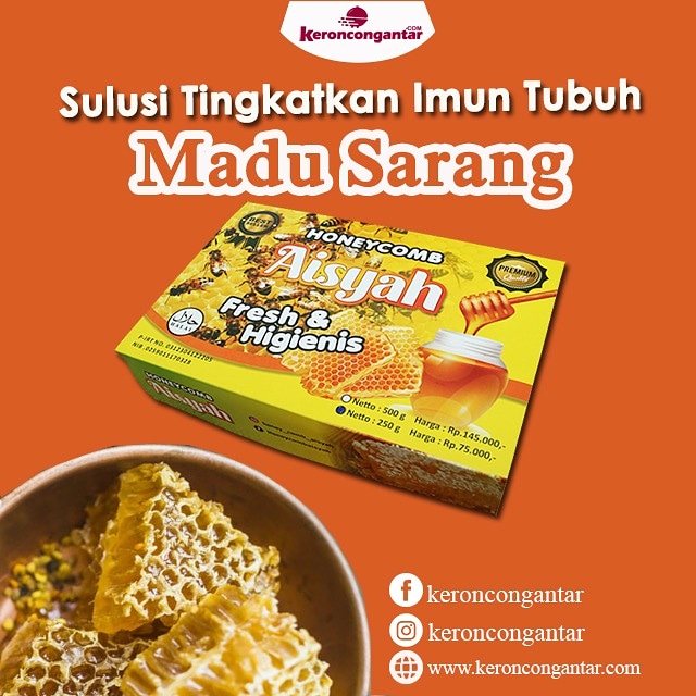 Madu sarang buat meningkatkan imunitas tubuh,  yuk order di keroncongantar.com/2020/11/madu-s…