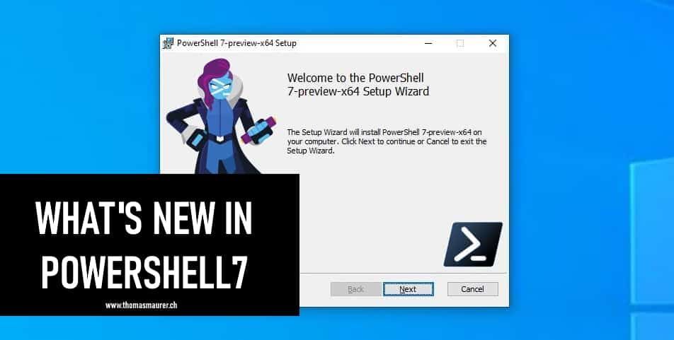 ThomasMaurer's tweet image. What's new in PowerShell 7 - Check it out! 💻📢
thomasmaurer.ch/2020/03/whats-…
#PowerShell #PowerShell7 #PS7Now