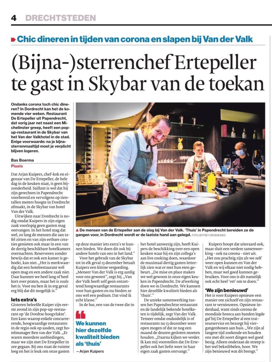 Onze huurder <a href="/de_Ertepeller/">De Ertepeller</a> heeft vanwege #corona tijdelijk een ander onderkomen gevonden. #horeca #drechtsteden