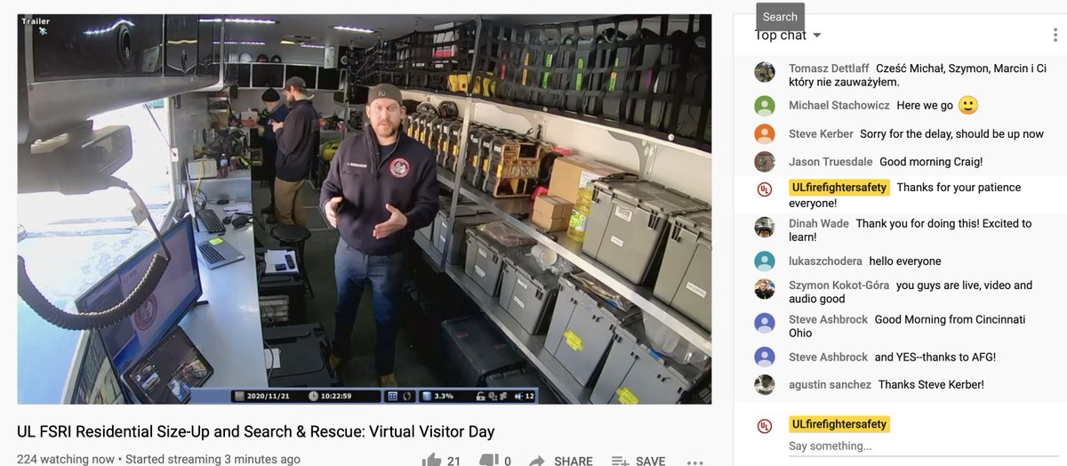 FSRI_org's tweet photo. LIVE NOW! Join us on YouTube for our Virtual Visitor Day #ULFSRIsearch ---> https://t.co/FUpIZYvVlN https://t.co/cu3AE9O8ZM