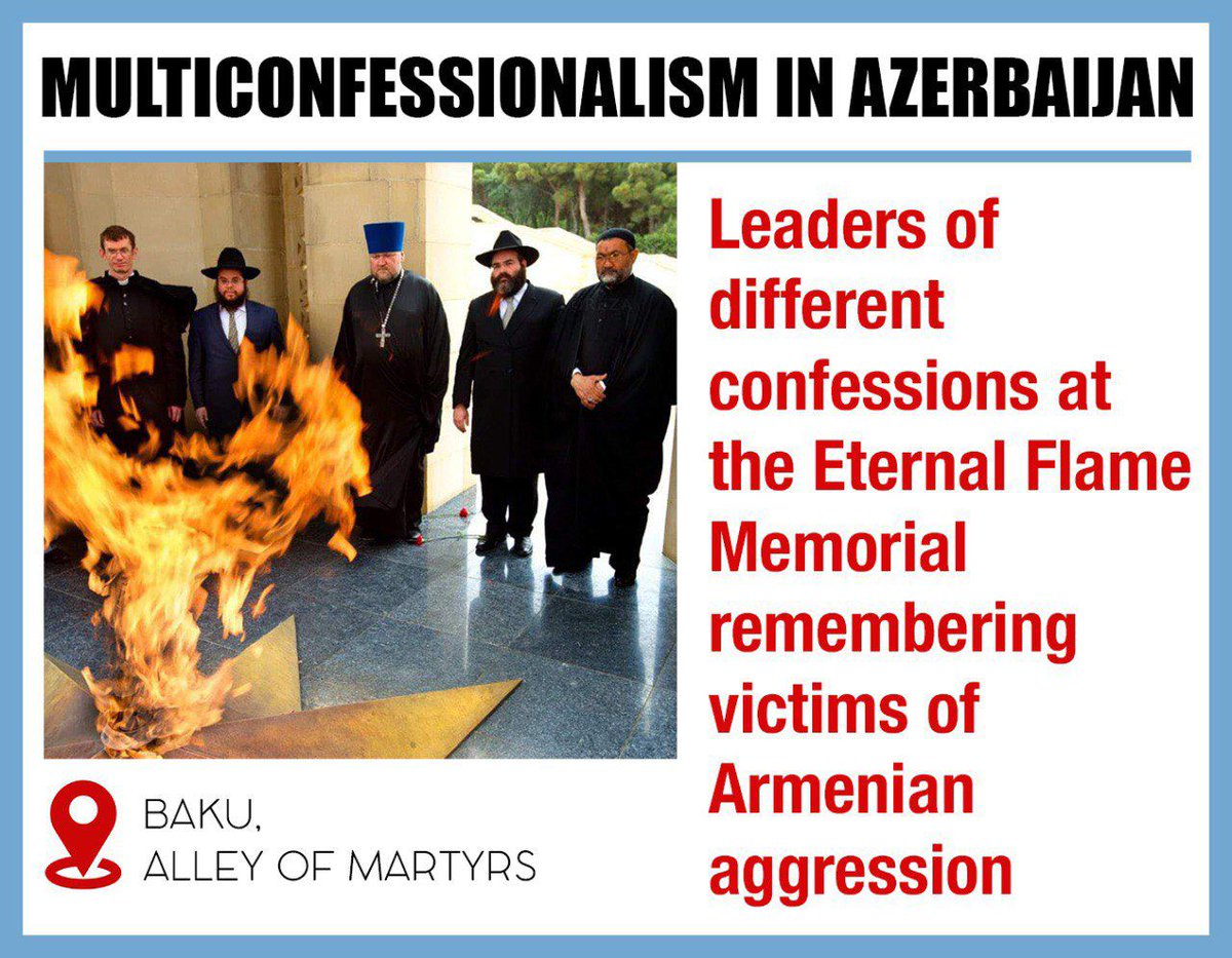 ElchinMeh's tweet photo. Unlike monoethnic #Armenia, #Azerbaijan is the land of multiconfessionalism and hosts many ethnic minorities.

#LandofTolerance
#LandofReligions
#LandofMulticulturalism https://t.co/nLpeHzpd2r