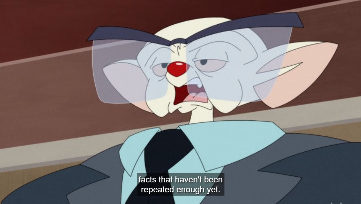 the pinky and the brain short on this episode is too real help