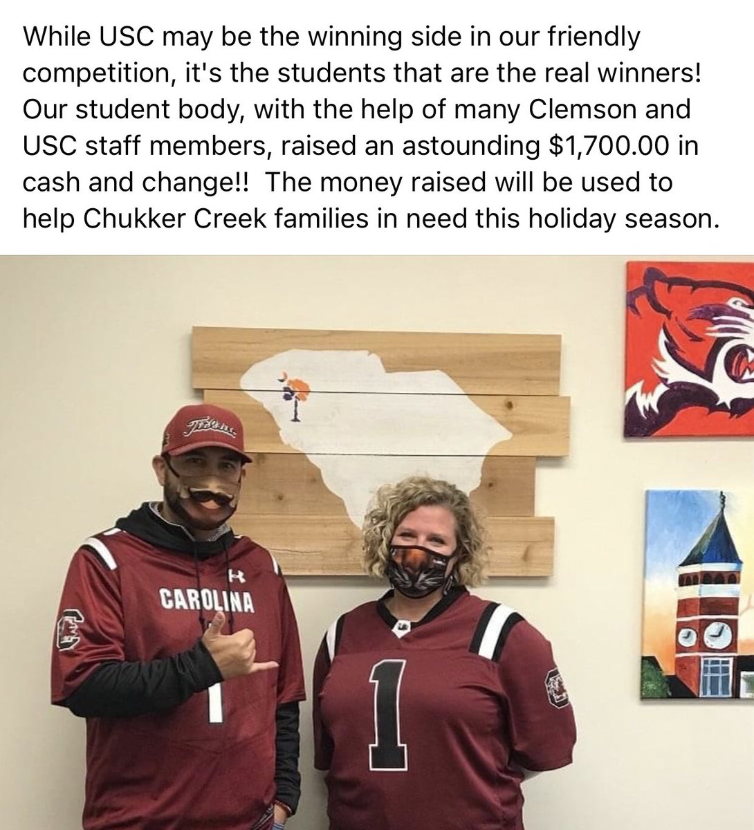 Even when you bleed orange, you are ALWAYS willing to make your students day! Thankful for <a href="/Mr_Abbott_SC/">Brandon Abbott</a> who goes along with my zany ideas and the <a href="/ChukkerCreek/">Chukker Creek</a> family whose generosity amazes me! #proudprincipal #learnleadsuCCEed <a href="/AikenPublicSch/">AikenCoPublicSchools</a>