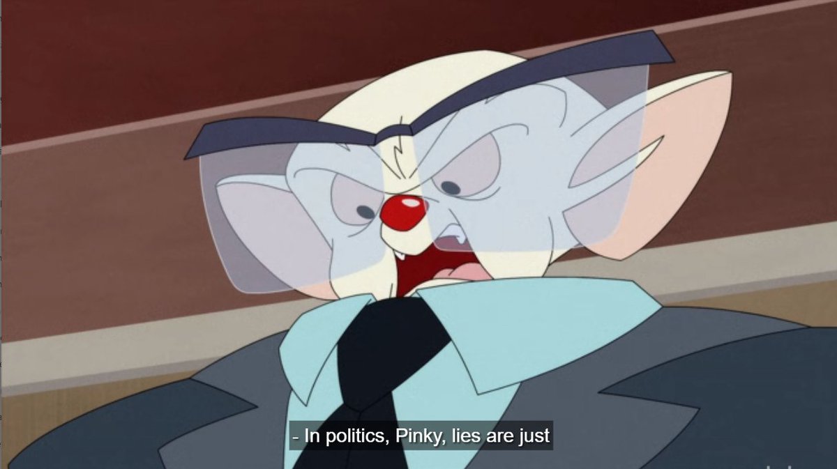 the pinky and the brain short on this episode is too real help