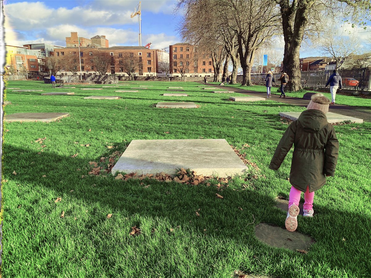 “See Daddy! Gravestones!”“They’ve never found any bones here actually.”“Maybe the germs and the worms and the lime trees ate them up?”Alva, 6, measures my scepticism with solid reasoning. I try to explain that the Lime Tree in Opa’s garden does not consume corpses.