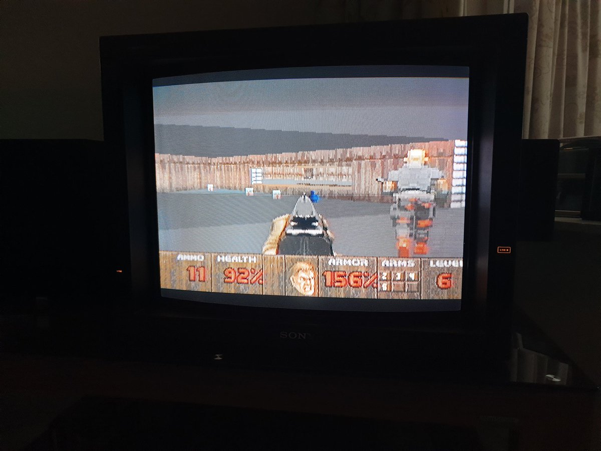 3DOCollection's tweet photo. OptiDoom V0.2b
I have one computer that will create the ISO for me, and I always forget which one, but, I've now managed to burn a disc at last. Just turning the floor textures off makes it much smoother. Thanks so much, @optimus6128!
#3DO #3DOCollection #OptiDoom https://t.co/kxhXmkDGkq