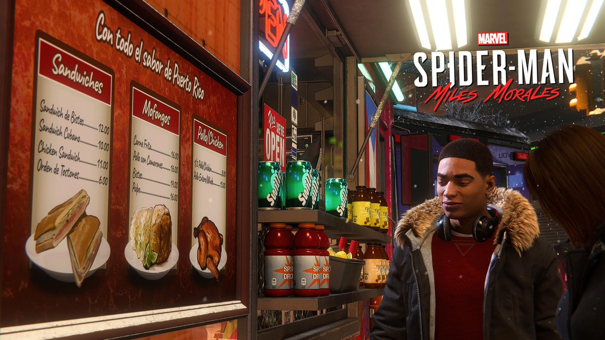 #PS5Share, #MarvelsSpiderManMilesMorales 

Ya me dio hambre...