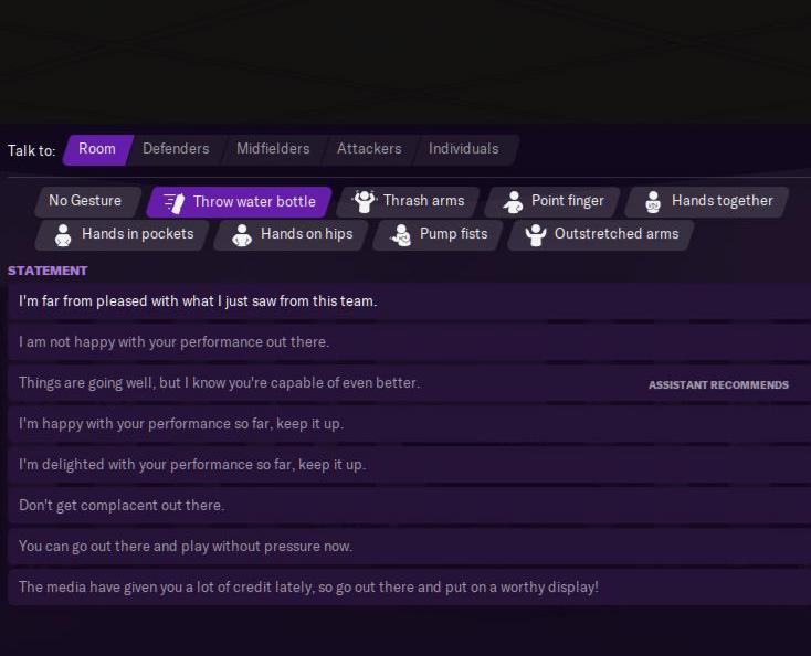 When you're 2-0 down at half-time and need a response... 

<a href="/FootballManager/">Football Manager</a> it works 😅😅😅