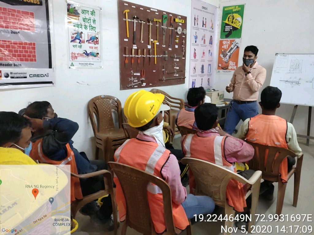 ragcmumbai's tweet photo. Glimpses from skill training conducted for construction workers at Dosti West County, Thane

#RAGC #SkillCluster #CREDAI #CREDAISkills #DOSTI #DOSTIWestCounty #PMKVY #SkillIndia #PNBHousing https://t.co/fCCfTqTJpx
